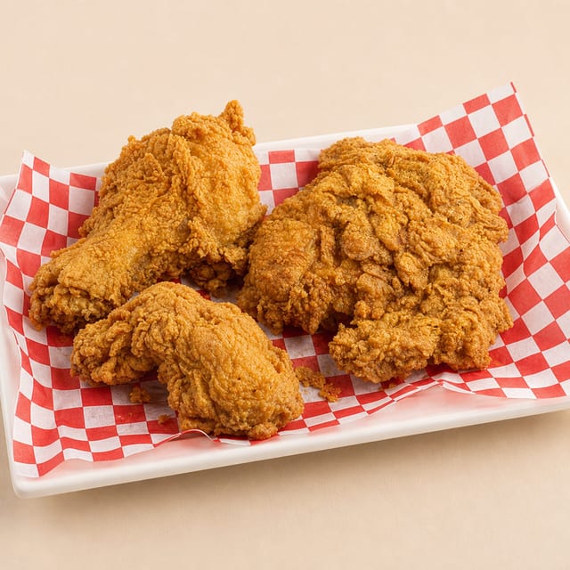 3 pc Dark and Medium Fries.