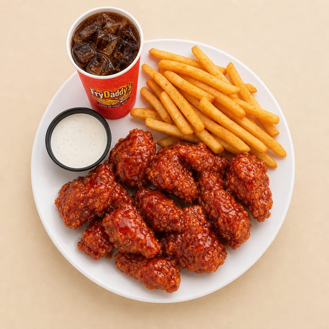 6 pc Wings Combo.