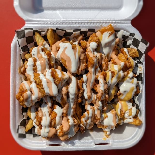 Loaded Chicken Fries.